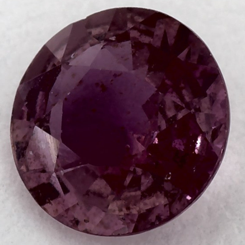 1.53 Carat Round Natural Pink Sapphire