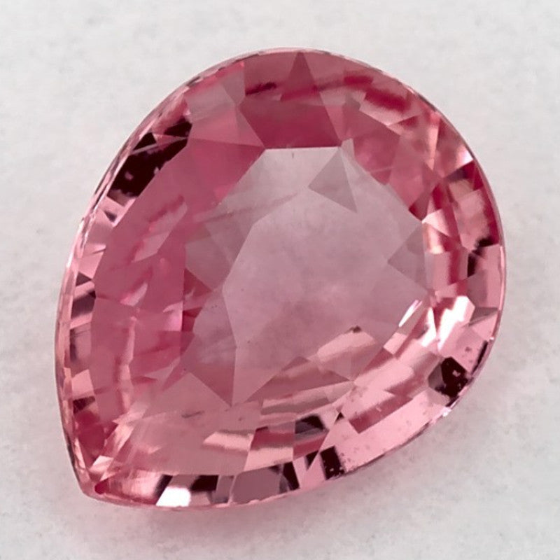 1.06 Carat Pear Natural Pink Sapphire