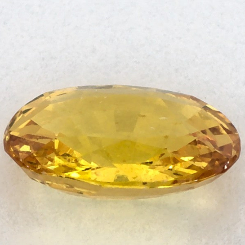 1.39 Carat Oval Natural Yellow Sapphire