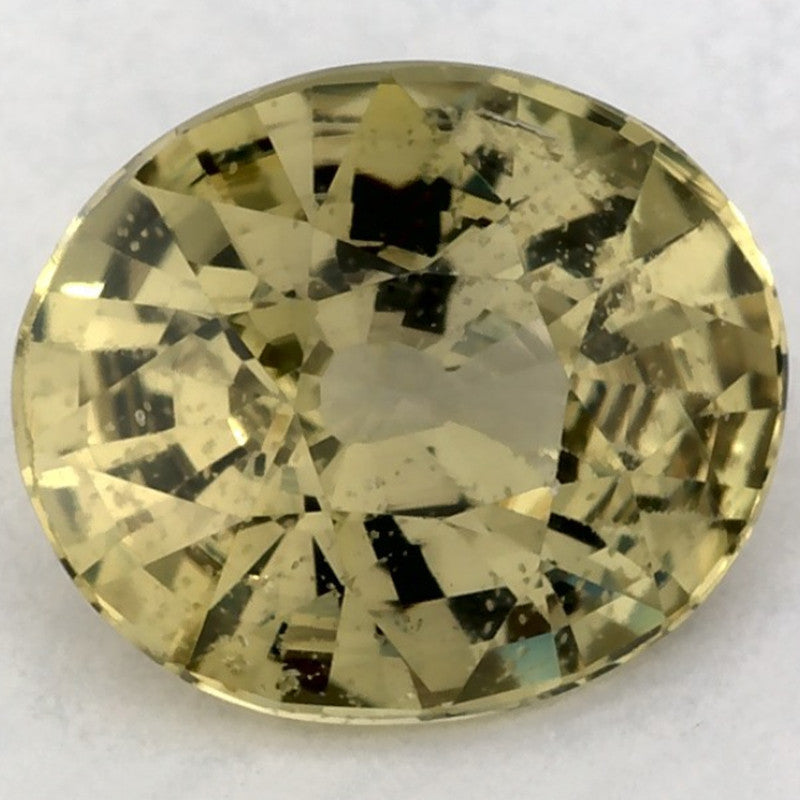 1.50 Carat Oval Natural Green Sapphire