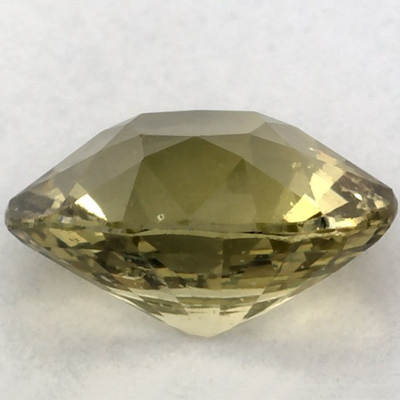 1.50 Carat Oval Natural Green Sapphire