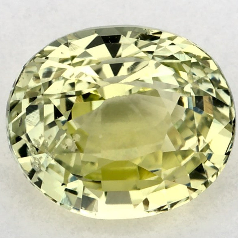 2.01 Carat Oval Natural Green Sapphire