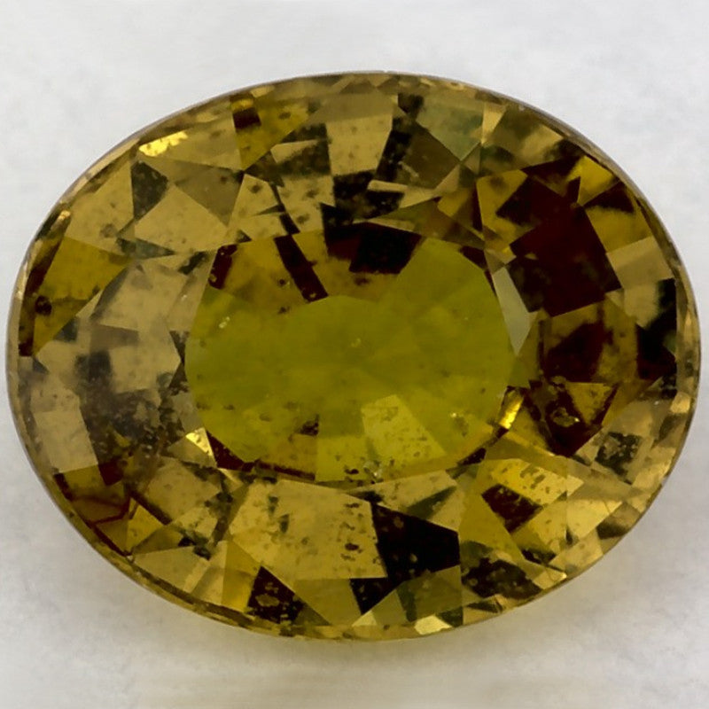 2.01 Carat Oval Natural Green Sapphire