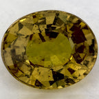 2.01 Carat Oval Natural Green Sapphire