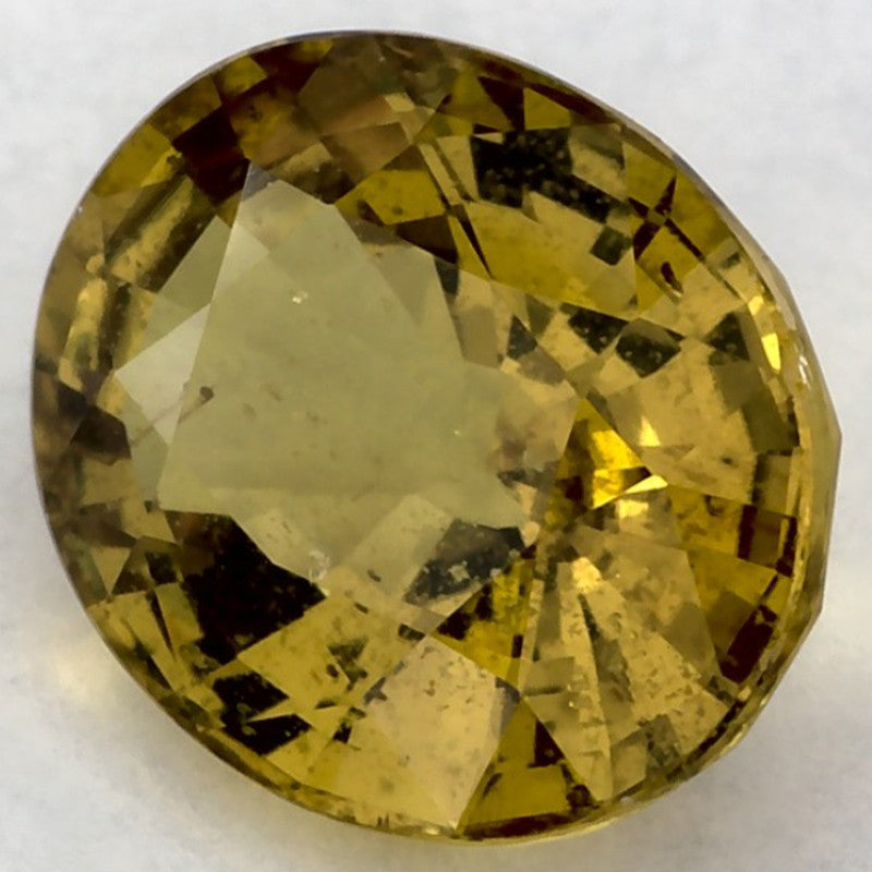 2.01 Carat Oval Natural Green Sapphire