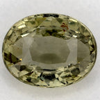 2.08 Carat Oval Natural Green Sapphire