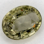 2.08 Carat Oval Natural Green Sapphire