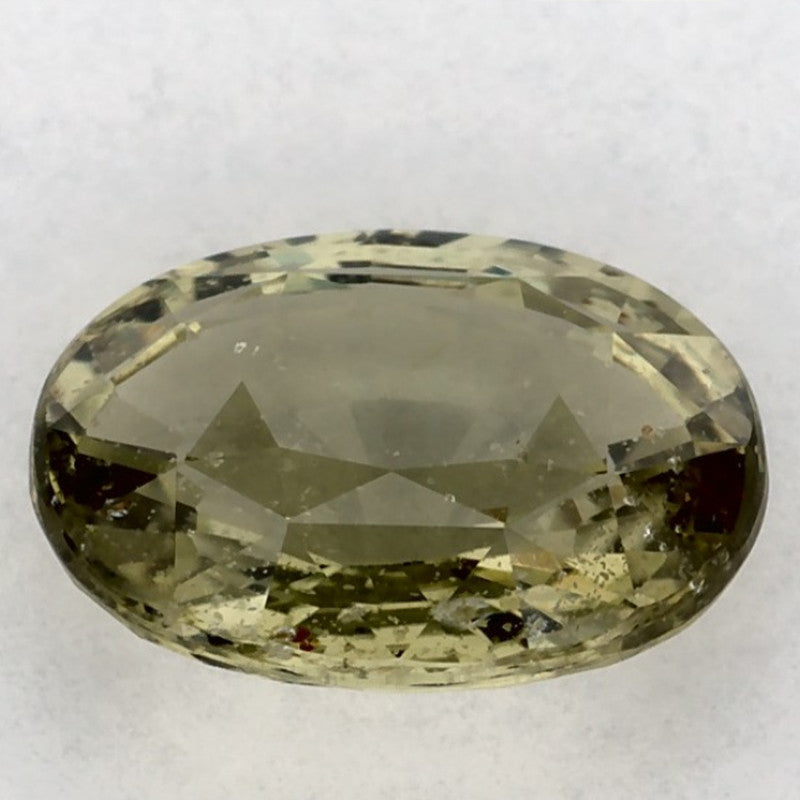 2.08 Carat Oval Natural Green Sapphire
