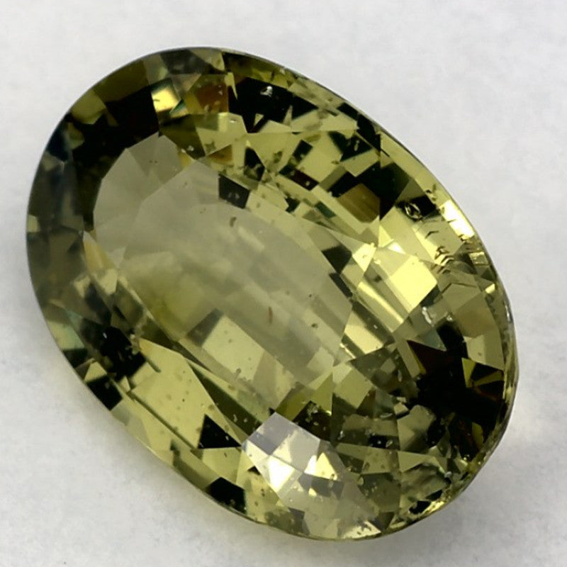 2.25 Carat Oval Natural Green Sapphire