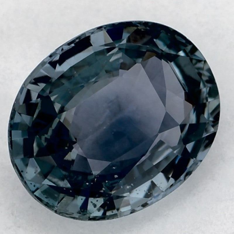 2.30 Carat Oval Natural Green Sapphire