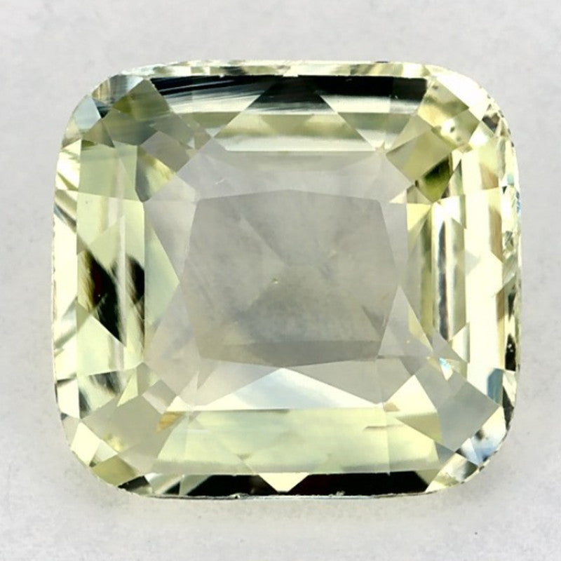 2.12 Carat Cushion Natural Green Sapphire