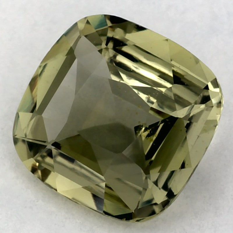 1.29 Carat Cushion Natural Green Sapphire
