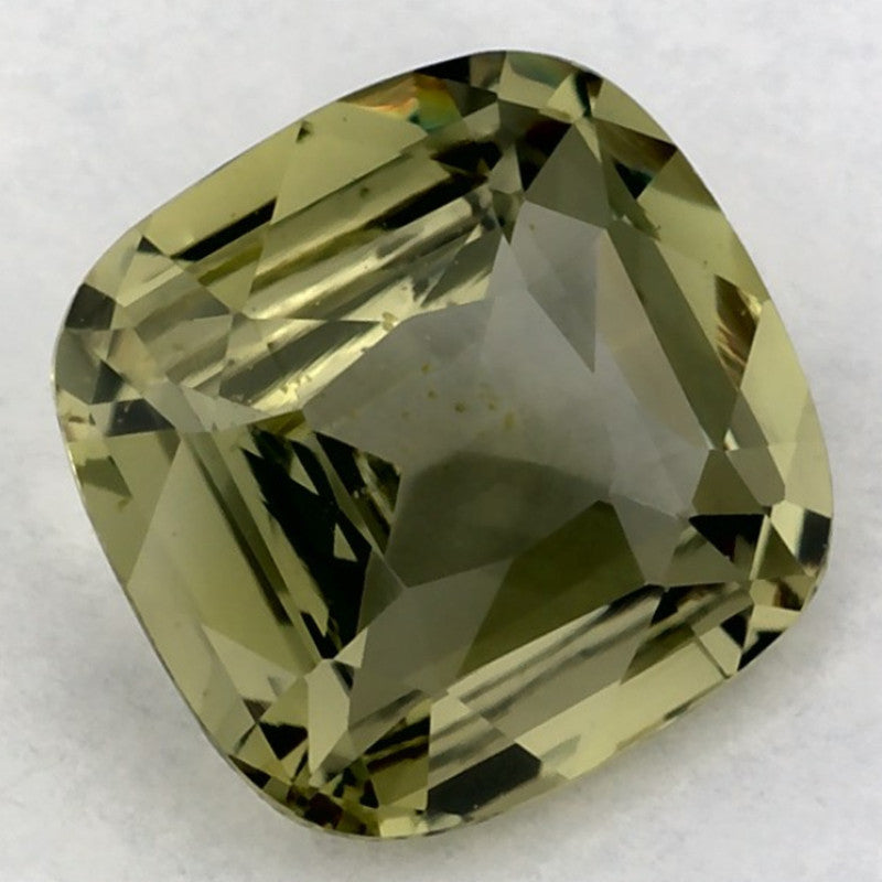 1.29 Carat Cushion Natural Green Sapphire
