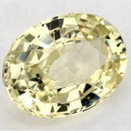 1.40 Carat Oval Natural Green Sapphire