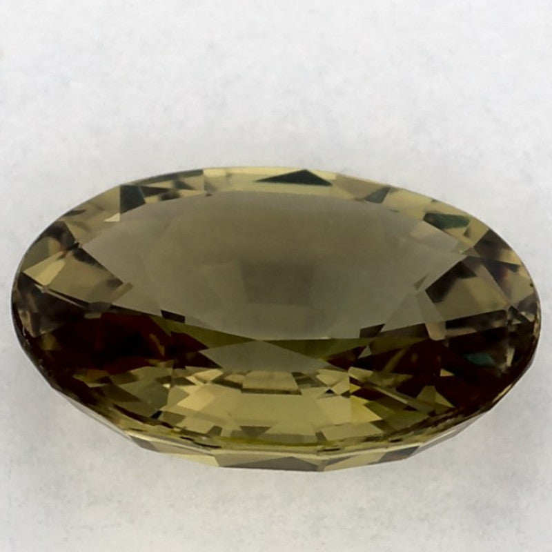 1.63 Carat Oval Natural Green Sapphire