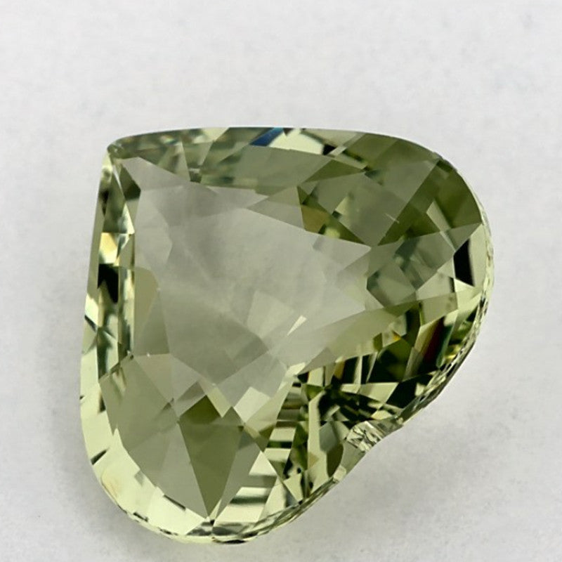 2.37 Carat Heart Natural Green Sapphire