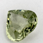 2.37 Carat Heart Natural Green Sapphire