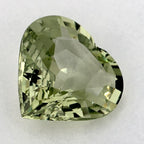 2.37 Carat Heart Natural Green Sapphire