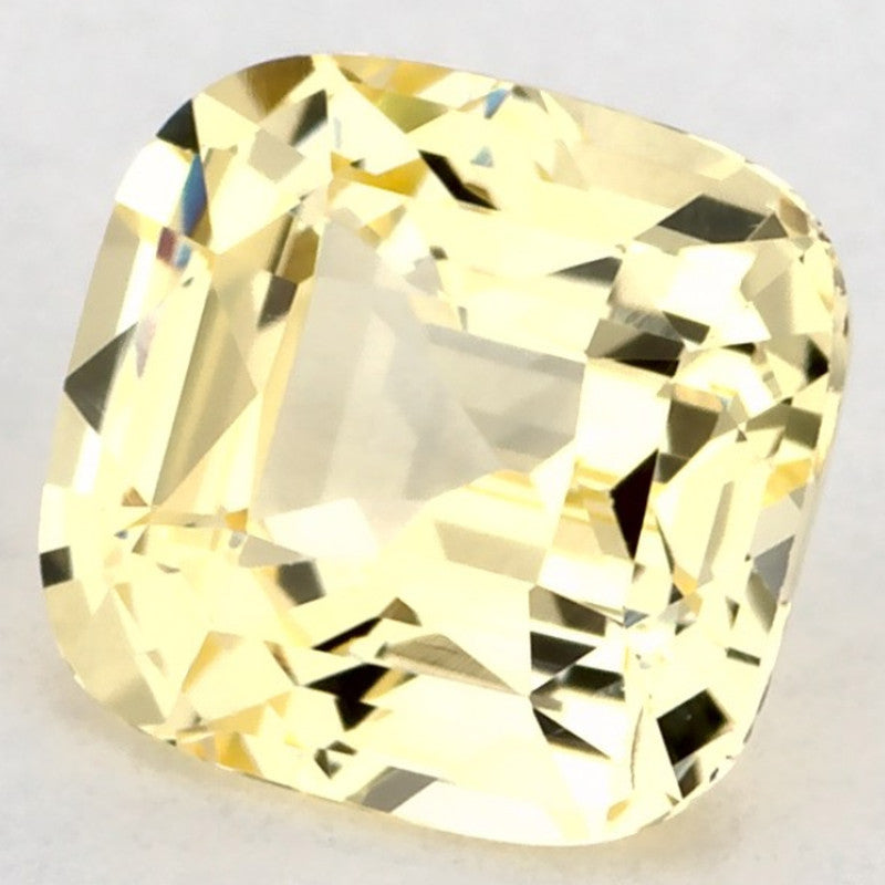 1.10 Carat Cushion Natural Yellow Sapphire