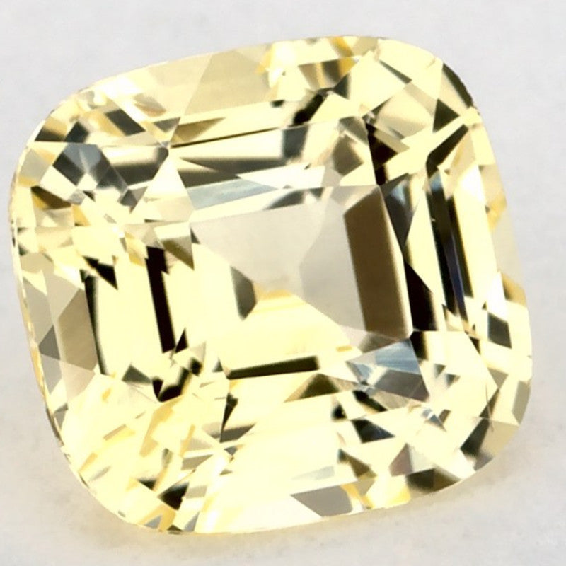 1.10 Carat Cushion Natural Yellow Sapphire