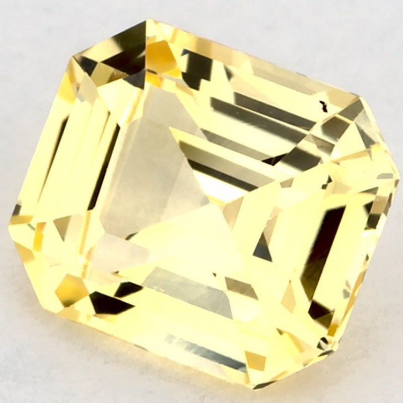 1.23 Carat Cushion Natural Yellow Sapphire