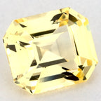 1.23 Carat Cushion Natural Yellow Sapphire