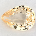 1.65 Carat Pear Natural Yellow Sapphire