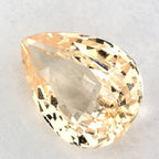1.65 Carat Pear Natural Yellow Sapphire