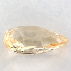 1.65 Carat Pear Natural Yellow Sapphire