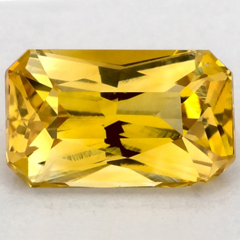 1.01 Carat Emerald Natural Yellow Sapphire