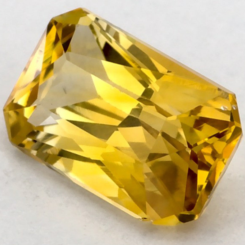 1.01 Carat Emerald Natural Yellow Sapphire