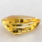 2.02 Carat Pear Natural Yellow Sapphire