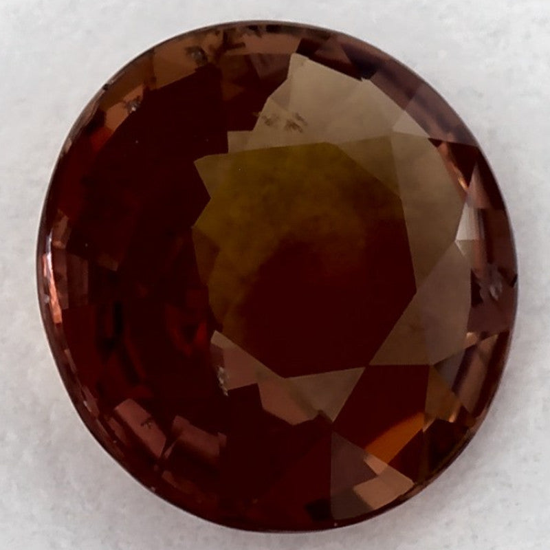 1.24 Carat Round Natural Pink Sapphire