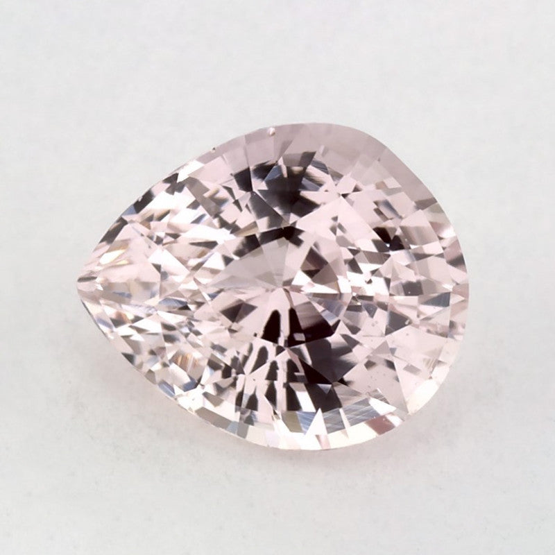 1.56 Carat Pear Natural Pink Sapphire