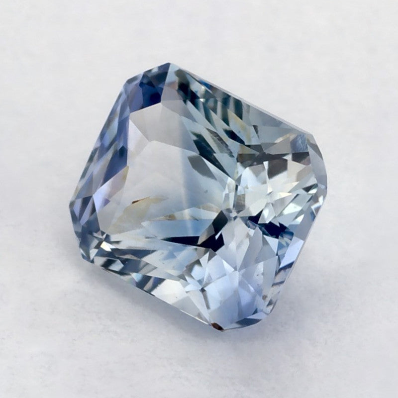 1.17 Carat Radiant Natural Blue Sapphire