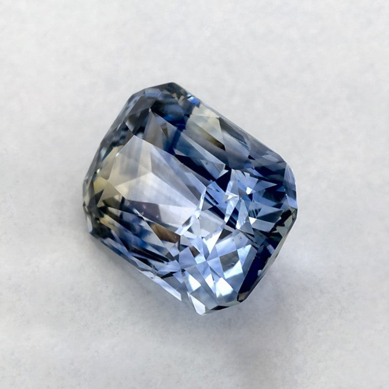 2.34 Carat Radiant Natural Blue Sapphire