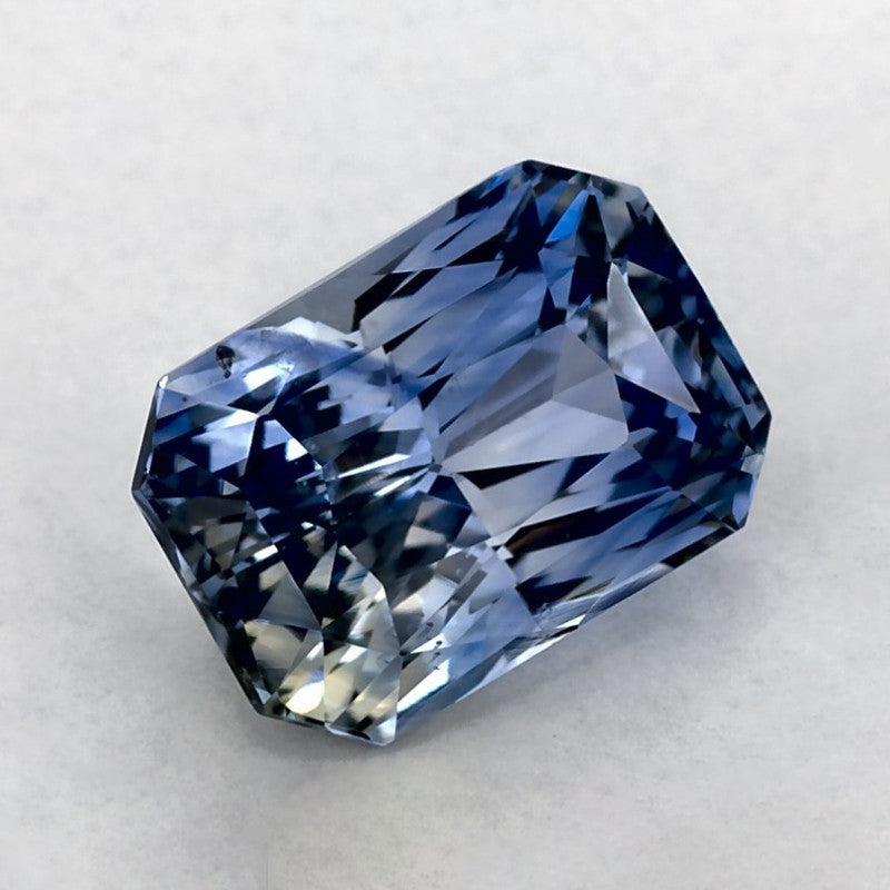 2.34 Carat Radiant Natural Blue Sapphire