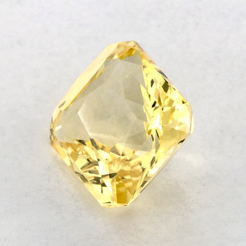 1.75 Carat Radiant Natural Yellow Sapphire