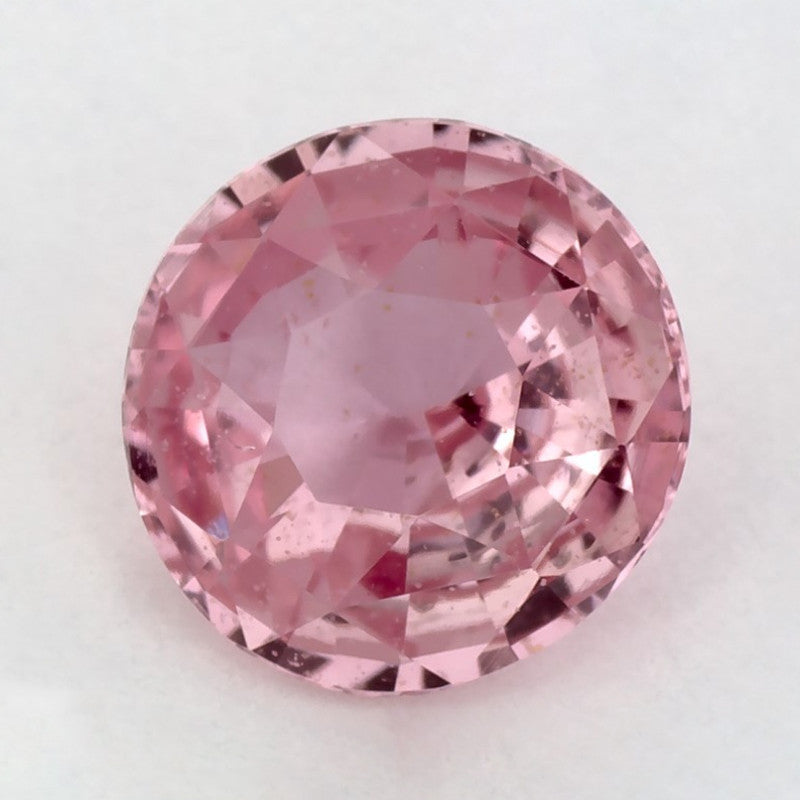 1.58 Carat Round Natural Pink Sapphire