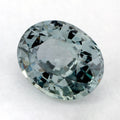 1.55 Carat Oval Natural Green Sapphire