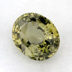 1.63 Carat Oval Natural Green Sapphire