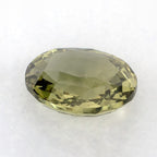 1.63 Carat Oval Natural Green Sapphire