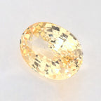 3.23 Carat Oval Natural Yellow Sapphire
