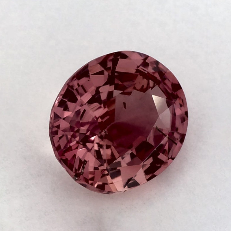 1.28 Carat Oval Natural Pink Sapphire