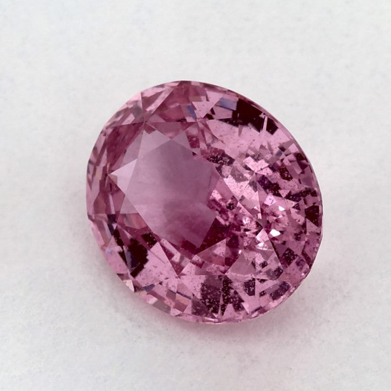 2.70 Carat Oval Natural Pink Sapphire