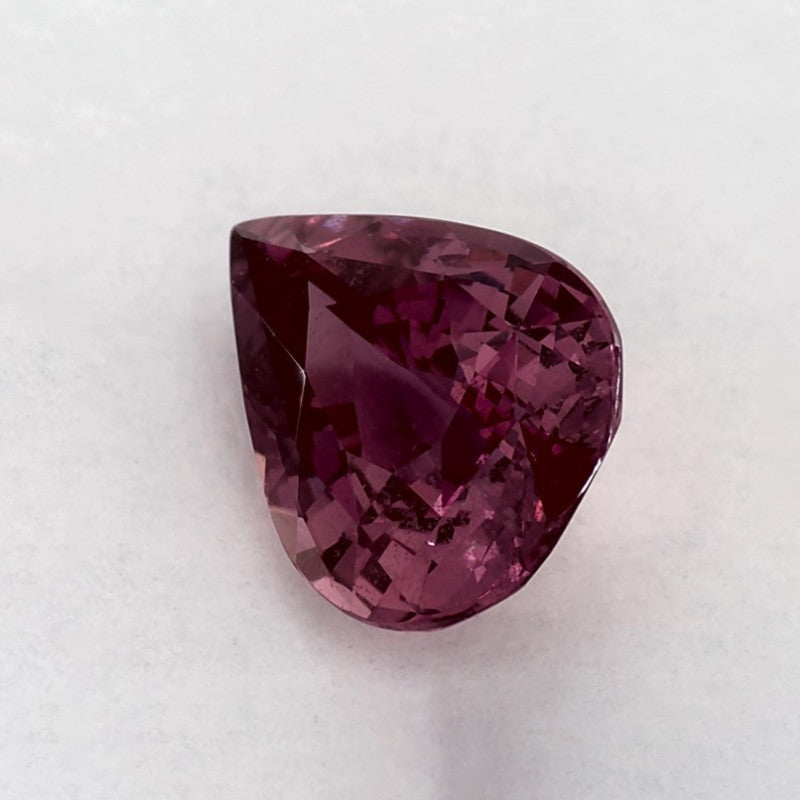 1.84 Carat Pear Natural Blue Sapphire