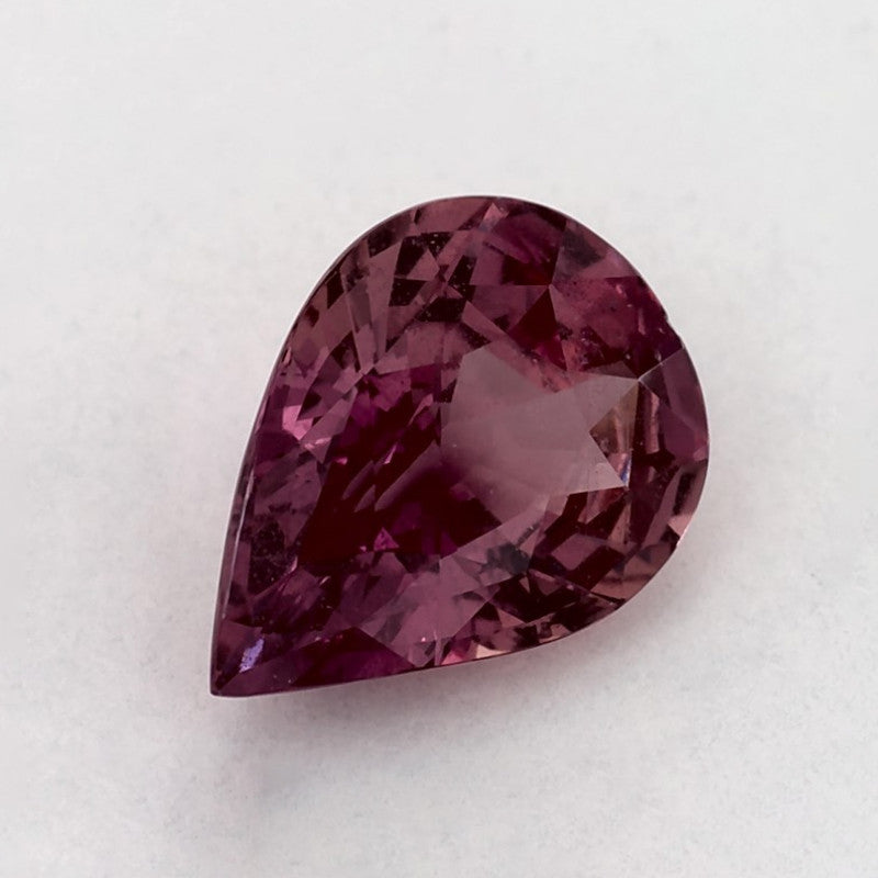 1.84 Carat Pear Natural Blue Sapphire