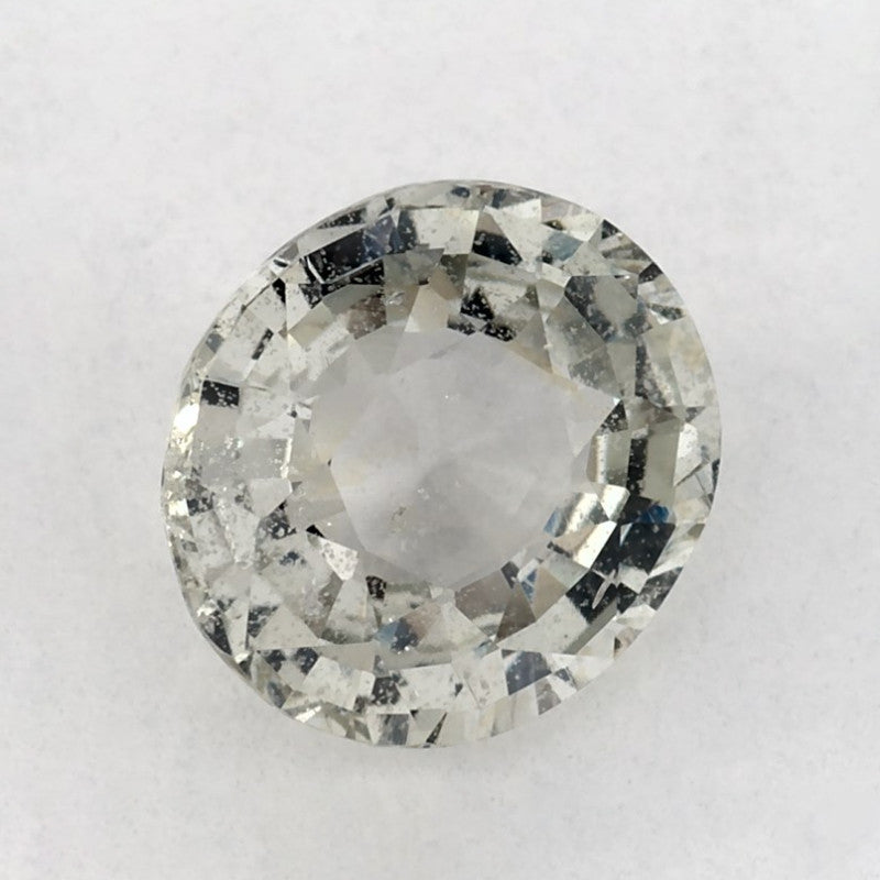1.51 Carat Oval Natural Green Sapphire