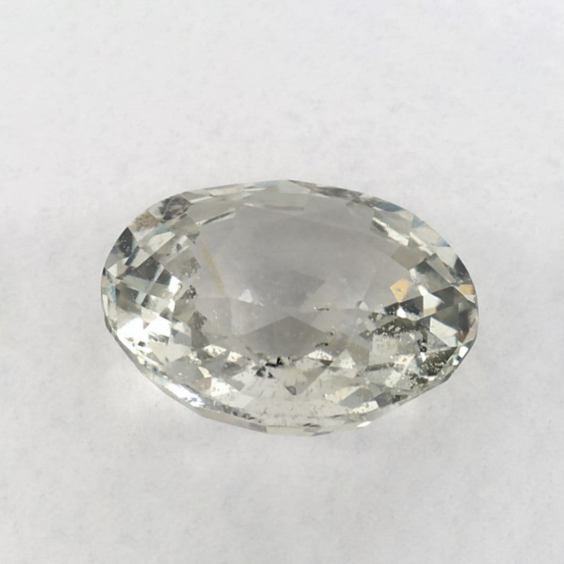 1.51 Carat Oval Natural Green Sapphire