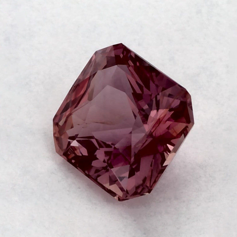 1.42 Carat Radiant Natural Pink Sapphire